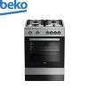 Beko FSGT61121DXL: 60cm, 3 gas + 1 wok | gas oven & grill