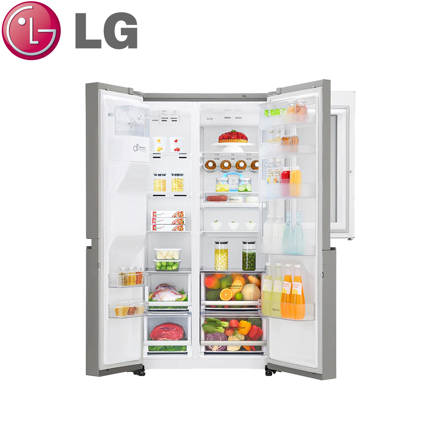 LG 23.8 cu.ft Instaview DoorinDoor Refrigerator Gidi Distribution Corp.