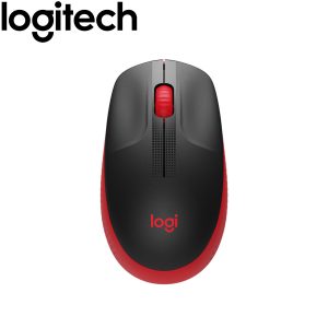 Logitech M190 Wireless Mouse –  Red